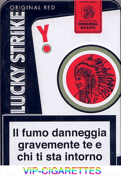 Lucky Strike LUCKY Original Red with Y cigarettes Tin Pack
