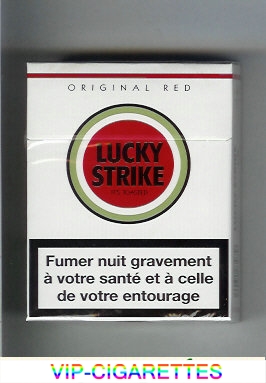 Lucky Strike Original Red 25s cigarettes hard box