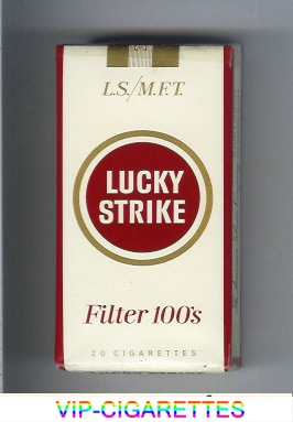 Lucky Strike Filter 100s L.S. M.E.T. cigarettes soft box