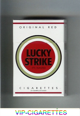 Lucky Strike Original Red cigarettes hard box