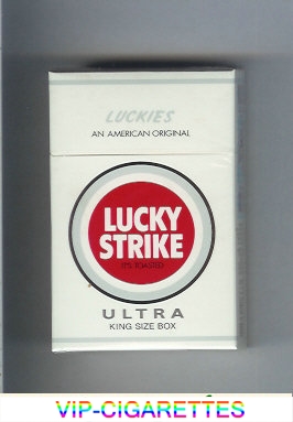 Lucky Strike Luckies An American Original Ultra cigarettes hard box