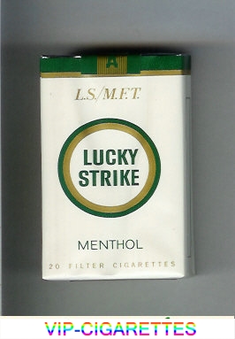 Lucky Strike Menthol L.S.M.F.T. cigarettes soft box