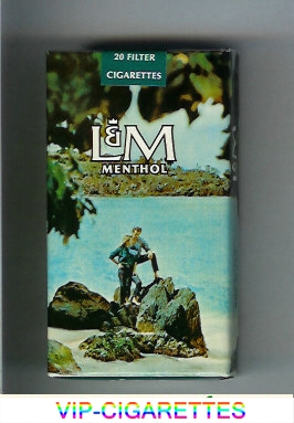 L&M Menthol 20 Filter 100s cigarettes soft box