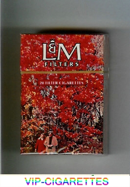 L&M Filters cigarettes hard box