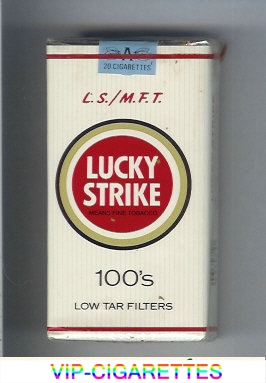 Lucky Strike Filter 100s Low Tar Filters cigarettes soft box