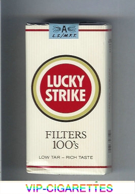 Lucky Strike Filter 100s Low Tar Rich Taste cigarettes soft box