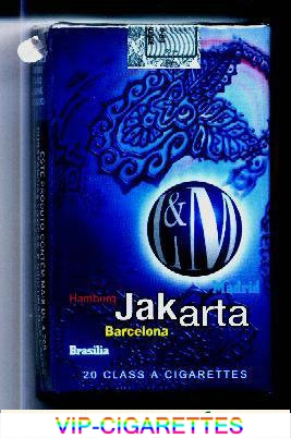 L&M Jakarta Blue Label cigarettes soft box