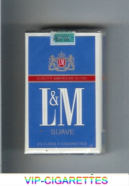 L&M Quality American Blend Suave cigarettes soft box