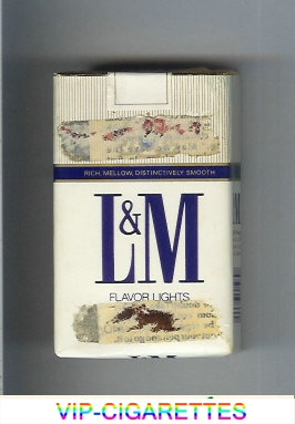 L&M Rich Mellow Distinctively Smooth Filters cigarettes soft box