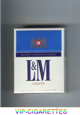 L&M Quality American Blend Lights red Lights Short cigarettes hard box