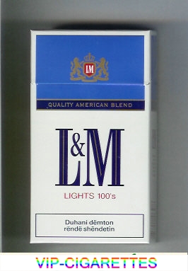 L&M Quality American Blend Lights red Lights 100s cigarettes hard box