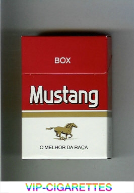 Mustang O Melhor Da Raca cigarettes hard box