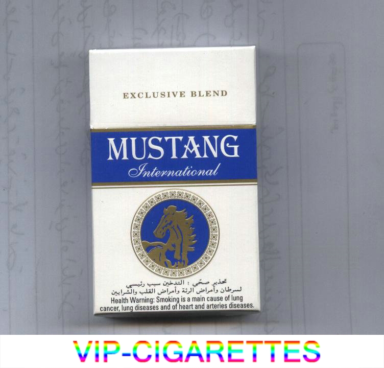 Mustang International cigarettes hard box