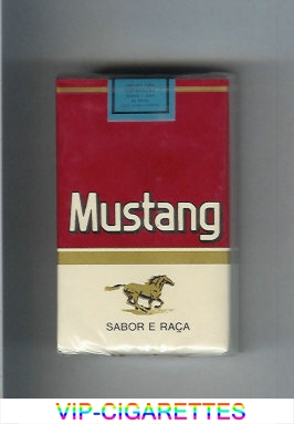 Mustang Sabor e Raca cigarettes soft box