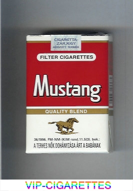 Mustang Quality Blend cigarettes soft box