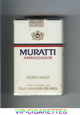 Muratti Ambassador Extra Mild cigarettes soft box