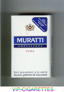 Muratti Ambassador Extra cigarettes hard box
