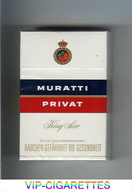 Muratti Privat cigarettes hard box