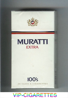 Muratti Extra 100s cigarettes hard box