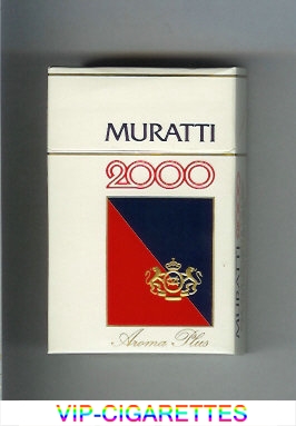 Muratti 2000 Aroma Plus cigarettes hard box