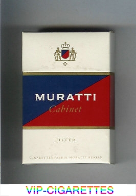 Muratti Cabinet cigarettes hard box