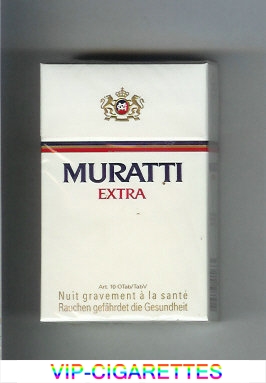 Muratti Extra cigarettes hard box