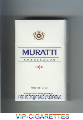 Muratti Ambassador One 1 Multifilter cigarettes hard box