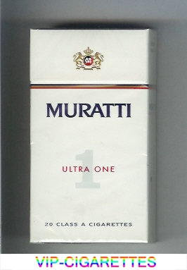 Muratti 1 Ultra One 100s cigarettes hard box