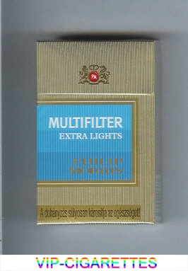 Multifilter Philip Morris Extra Lights cigarettes hard box