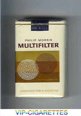 Multifilter Philip Morris cigarettes soft box