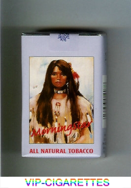 Morning Star All Natural Tobacco Lights cigarettes soft box