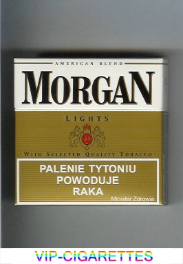 Morgan Lights American Blend 25 cigarettes hard box