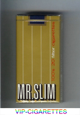 Mr.Slim 100s cigarettes soft box