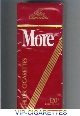 More 120s cigarettes hard box