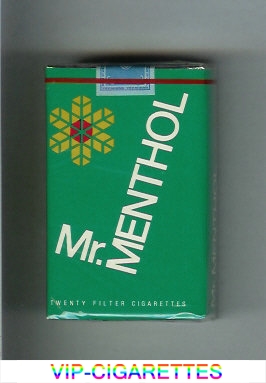 Mr.Menthol cigarettes soft box