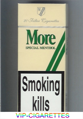 More Special Menthol 120s cigarettes hard box