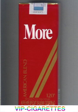 More American Blend 120s cigarettes soft box