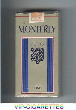 Monterey Lights Slims 100s cigarettes soft box