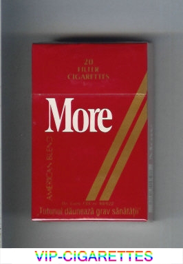 More American Blend cigarettes hard box