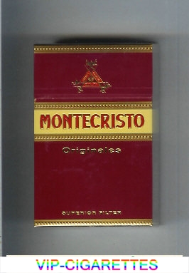 Montecristo Originales Superior Filter red and yellow cigarettes hard box