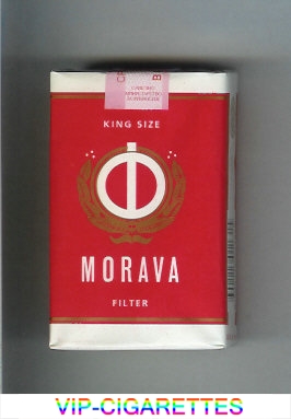 Morava Filter white and red and white cigarettes soft box