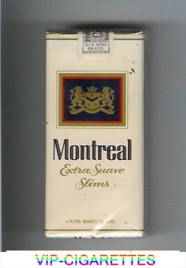 Montreal Extra Suave Slims 100s cigarettes soft box