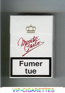Monte Carlo white cigarettes hard box