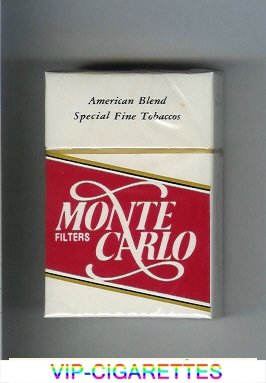 Monte Carlo Filters American Blend Special Fine Tobaccos cigarettes hard box