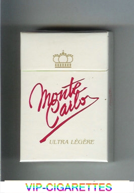 Monte Carlo Ultra Legere cigarettes hard box
