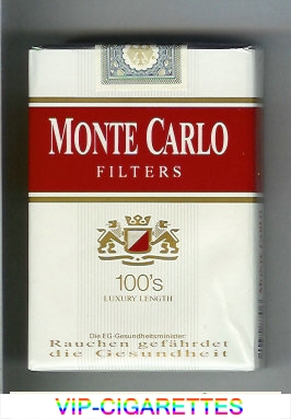 Monte Carlo Filters 100s cigarettes soft box