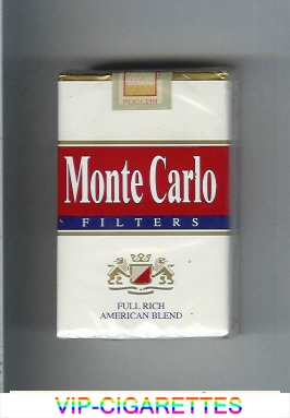 Monte Carlo Filters Full Rich American Blend Cigarettes soft box