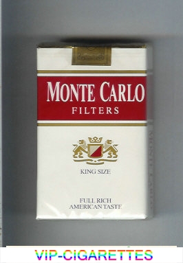 Monte Carlo Filters Full Rich American Taste cigarettes soft box