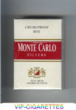 Monte Carlo Filters Full Rich American Taste cigarettes hard box