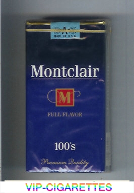 Montclair M Full Flavor 100s Cigarettes soft box